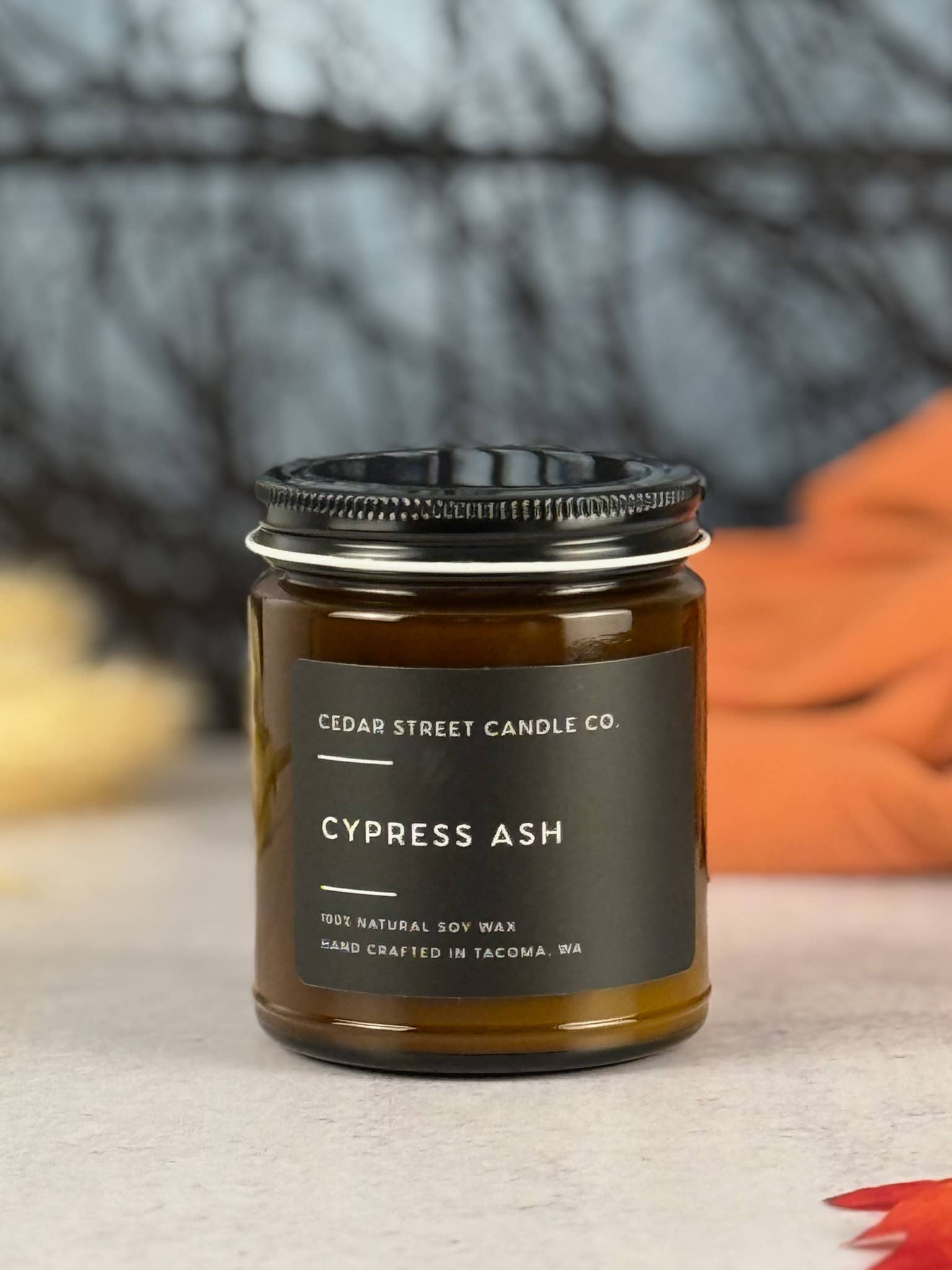 Cypress Ash | 7.2 oz Soy Candle | *SEASONAL*