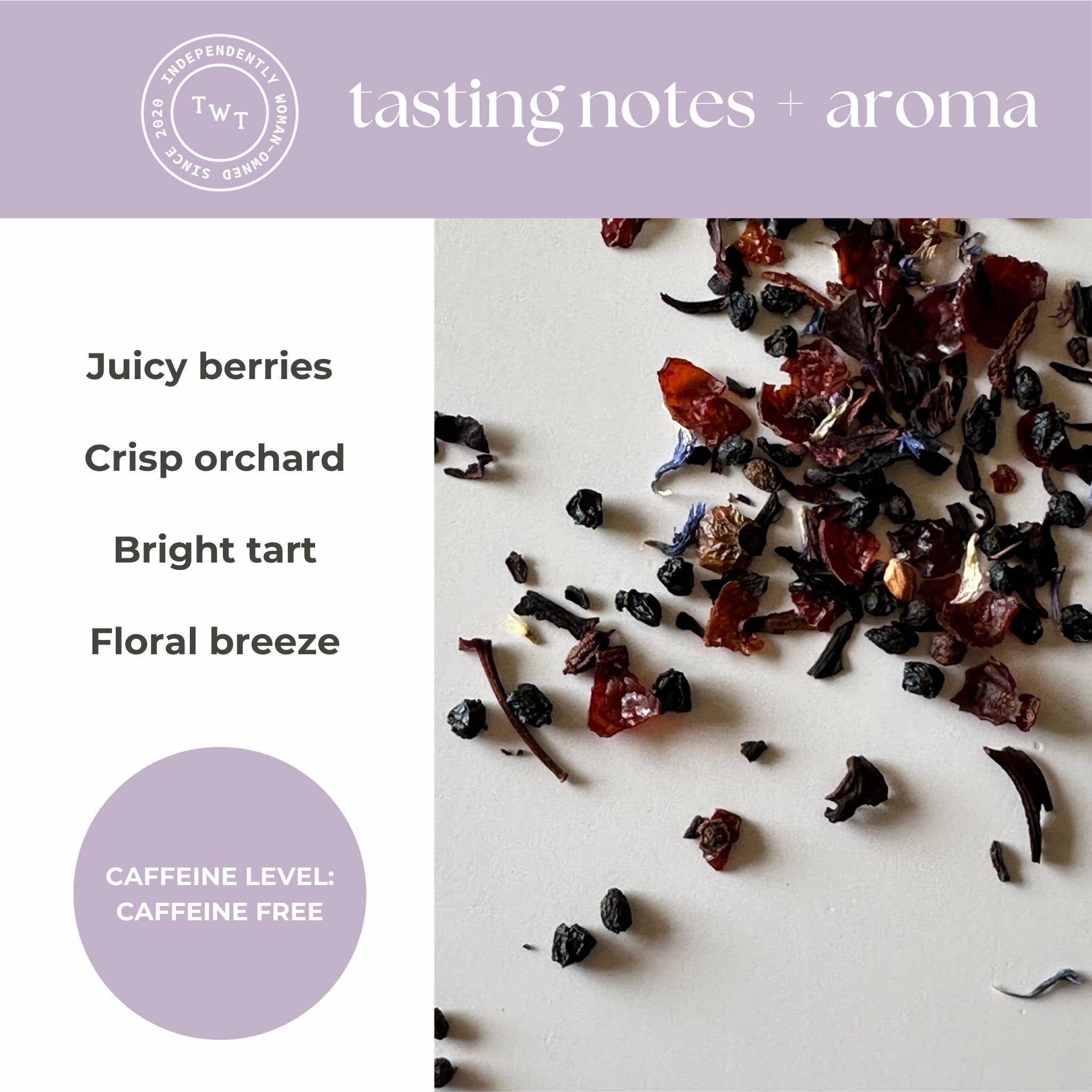 Berry Blossom Herbal Mini Tea Tube (5 tea bags), photo 6 of 8