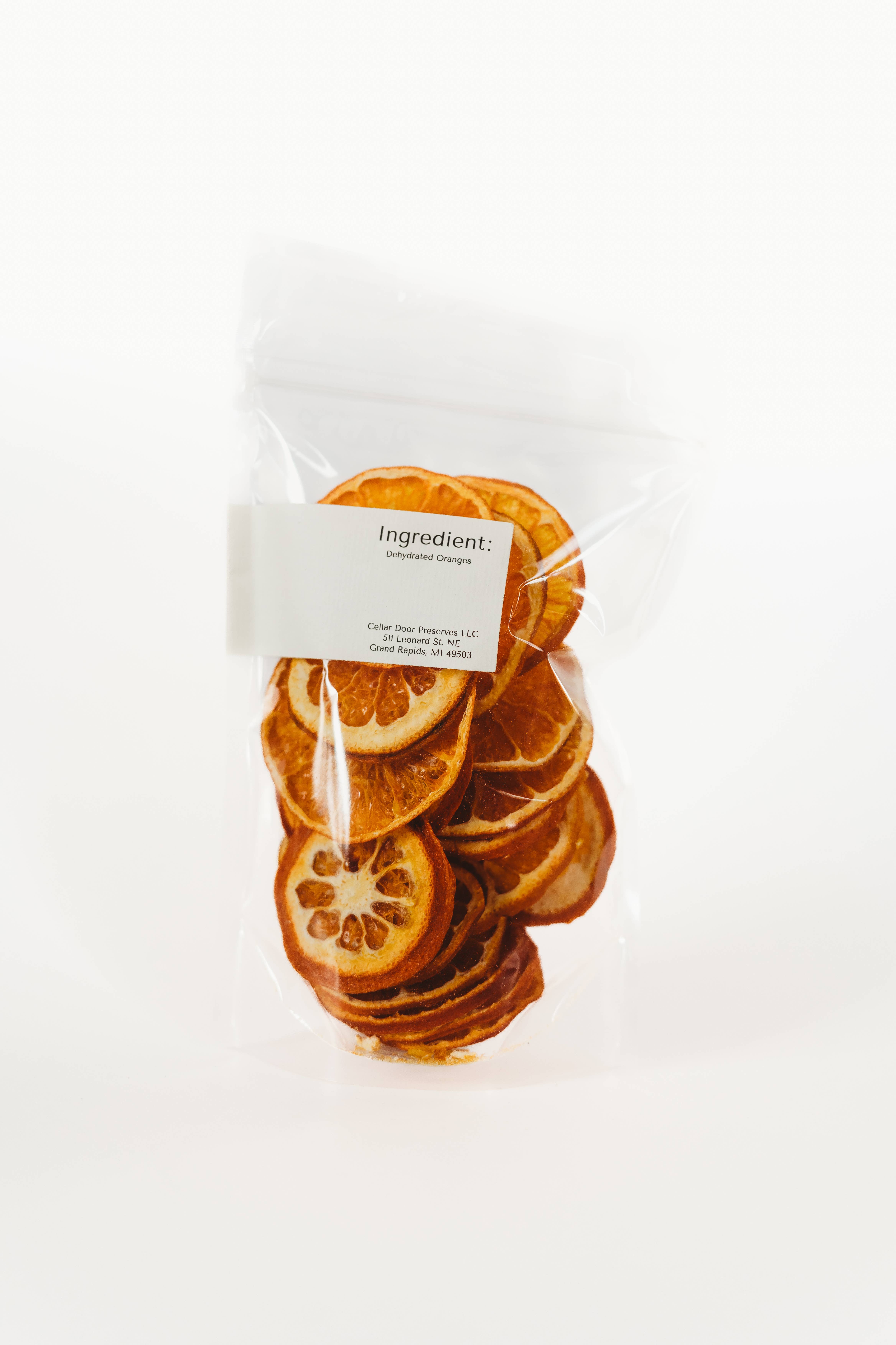 Dehydrated Orange Wheels: 1oz glass jar, photo 3 of 8