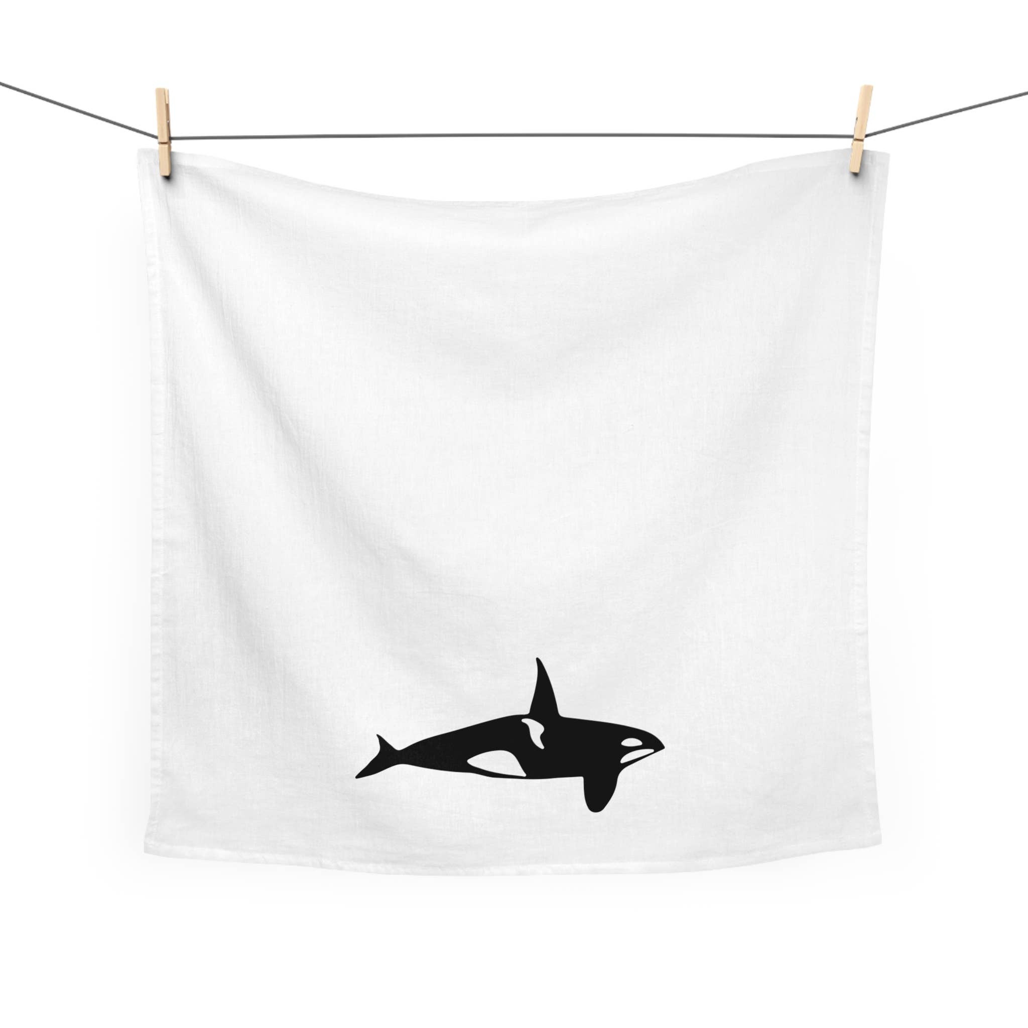 Killer Whale Kitchen Tea Towel, photo 1 of 2