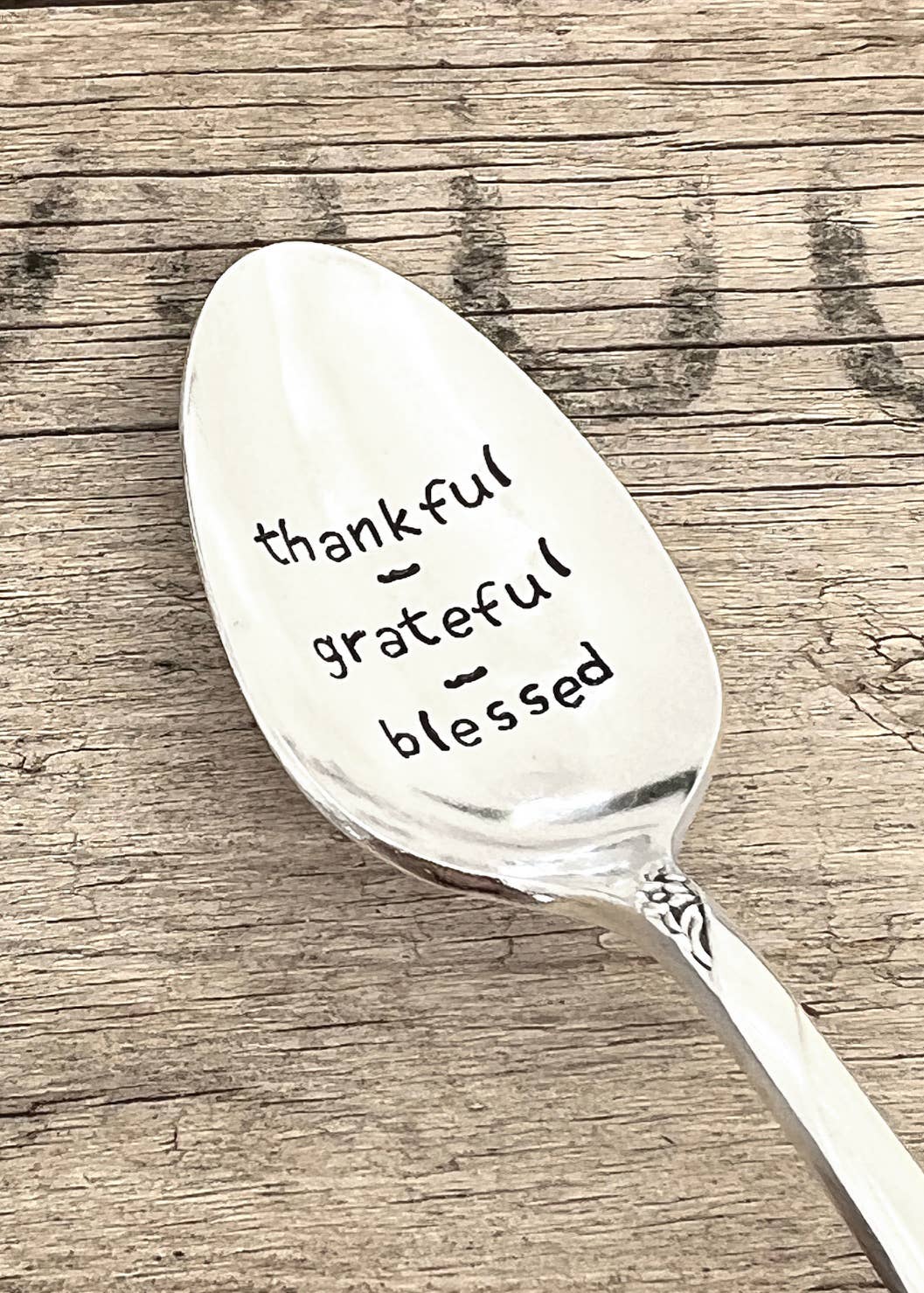 Thankful. Grateful. Blessed