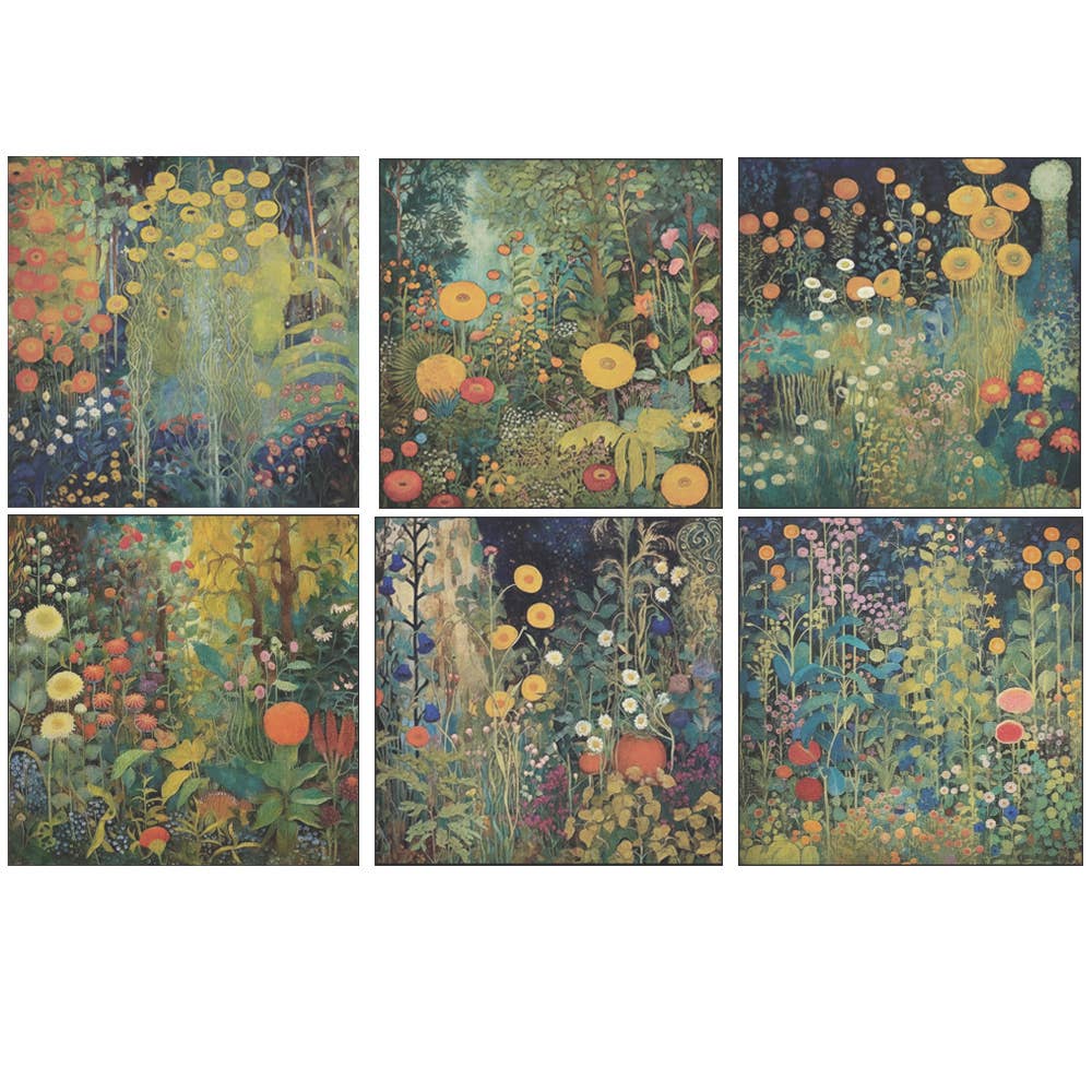 Secret Garden Matchbox Square Assorted 60Pk ANN481, photo 1 of 2