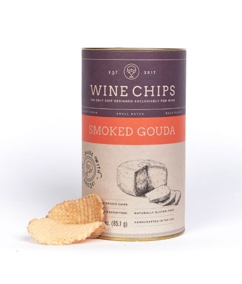 Smoked Gouda Wine Chips