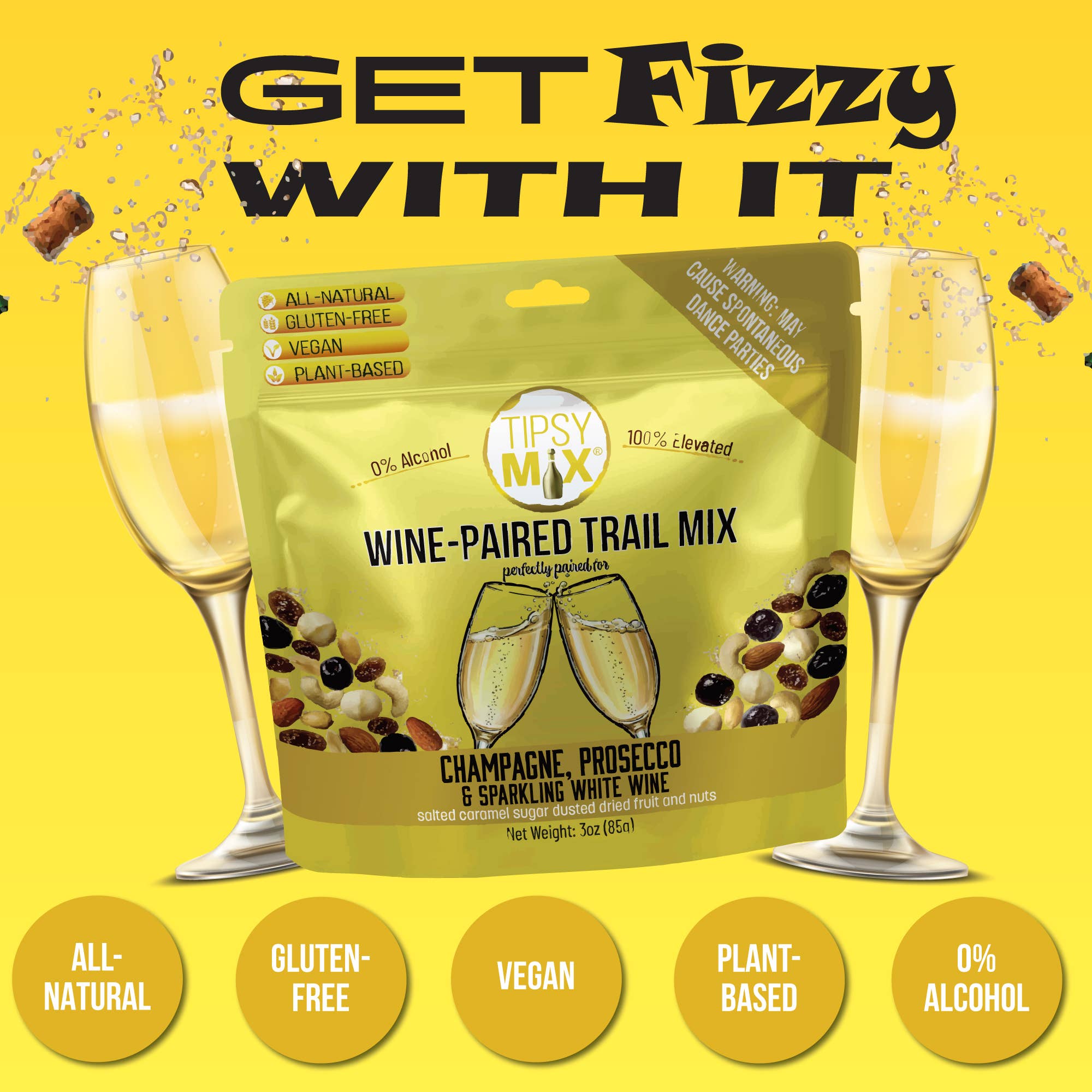01. Wine-Paired Trail Mix - Champagne & Sparkling White Wine, photo 5 of 6