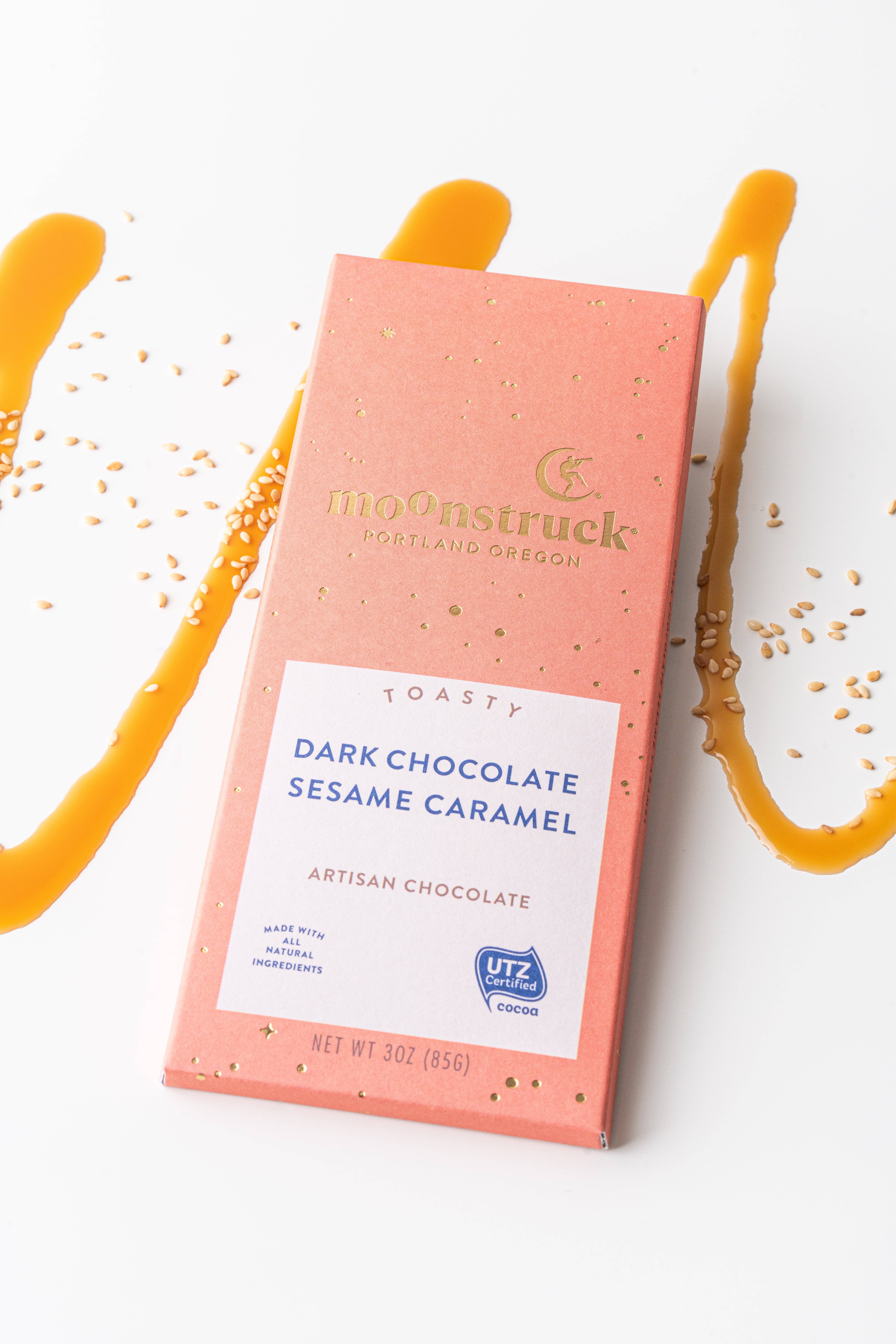 Toasty Sesame Caramel Chocolate Bar, photo 2 of 3