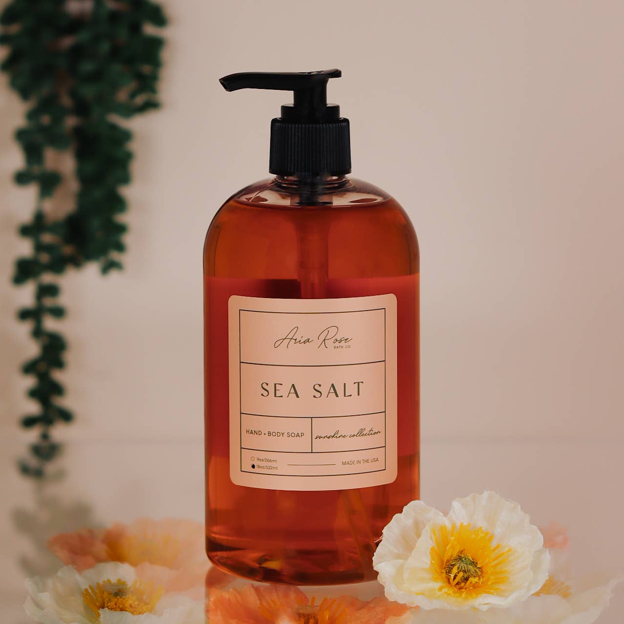 Sea Salt Hand + Body Liquid Soap - Sunshine Collection: 9 oz, photo 3 of 4