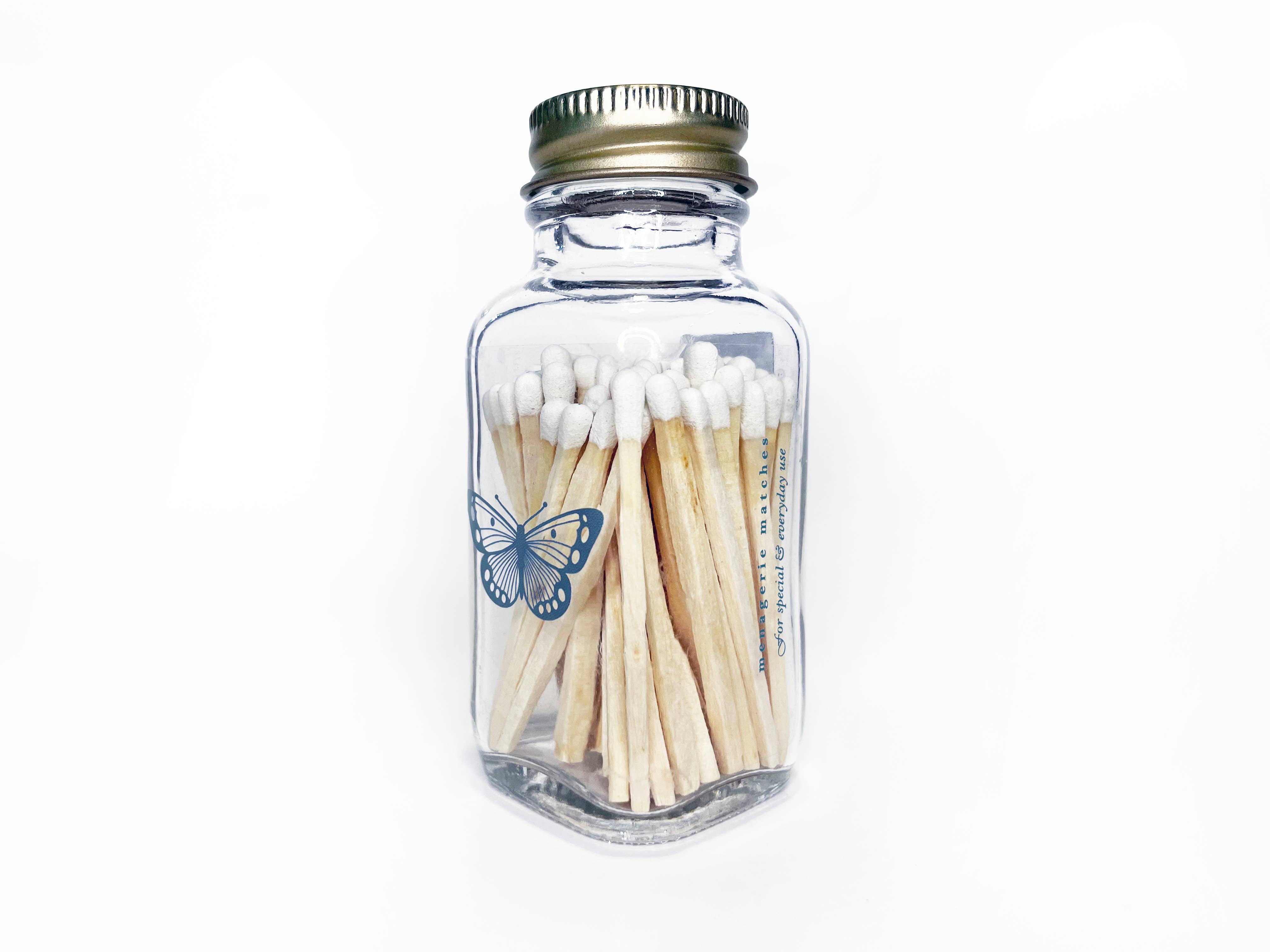 Butterfly Jar of Matches | Meadow Pollinator Match Cloche, photo 2 of 6