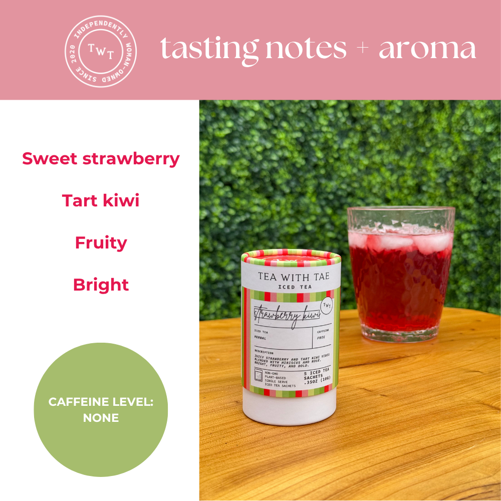 Strawberry Kiwi Iced Mini Tea Tube (5 iced sachets), photo 2 of 5