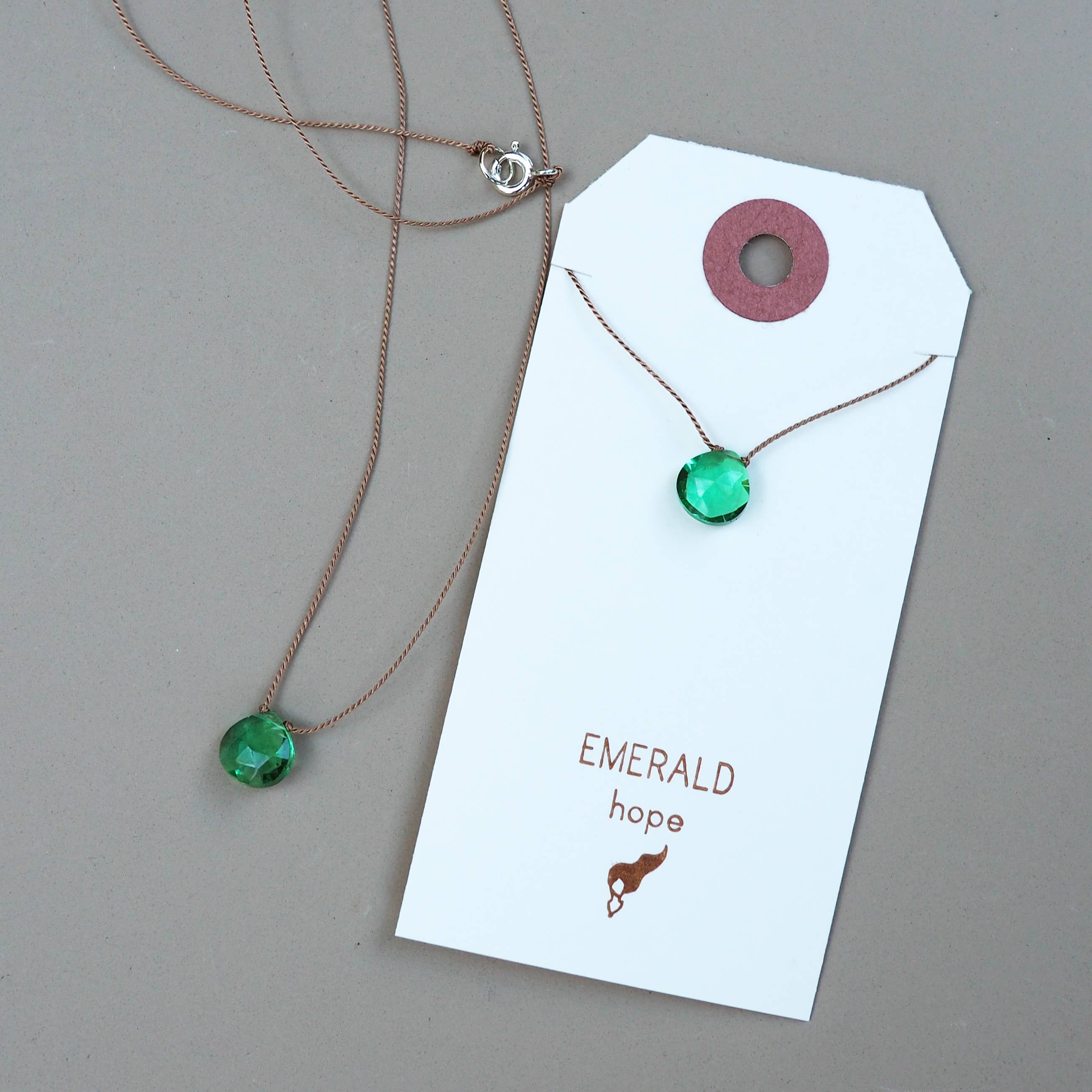Teardrop Necklace - Bestseller: Blue Chalcedony, Single, photo 5 of 8