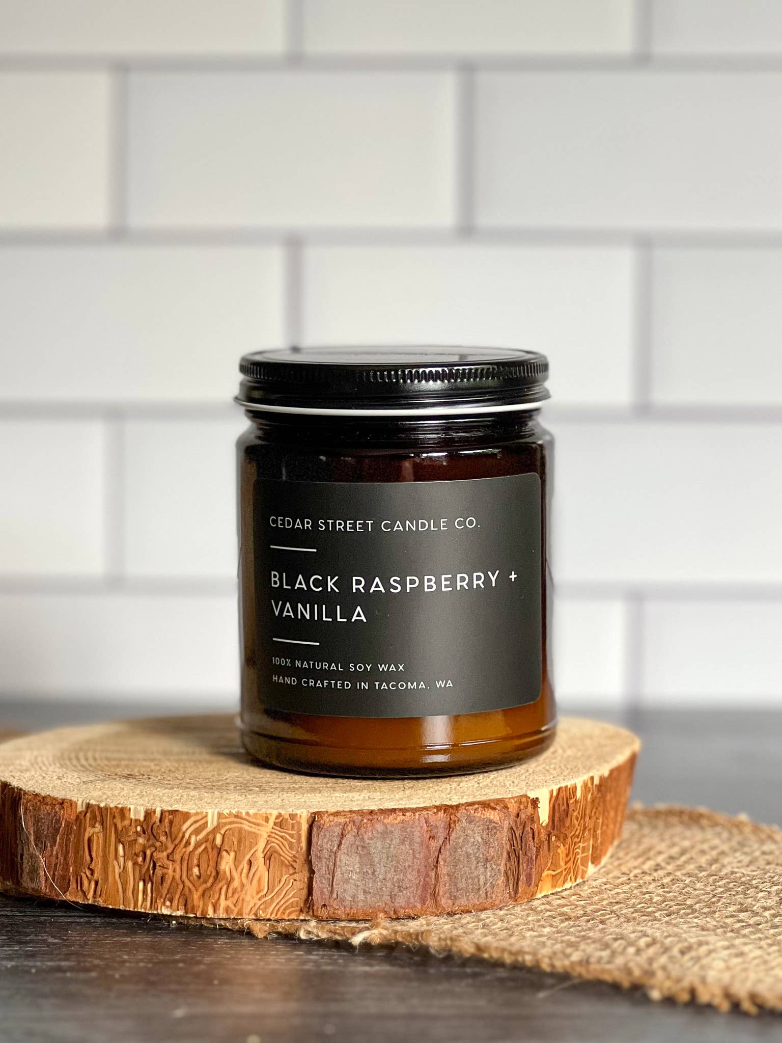 Black Raspberry + Vanilla | 7.2 oz Soy Candle