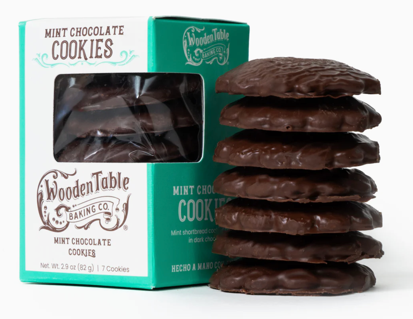 Mint Chocolate Tea Cookies